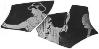 CUP, FRAGMENT (ATHENIAN, RED-FIGURE)