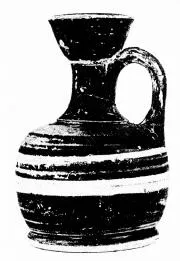 LEKYTHOS, SQUAT (ATHENIAN, BLACK PATTERN)