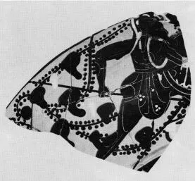CUP, FRAGMENT (ATHENIAN, BLACK-FIGURE)