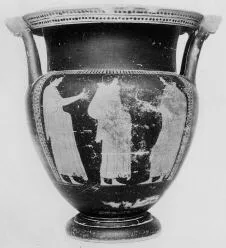KRATER, COLUMN (ATHENIAN, RED-FIGURE)