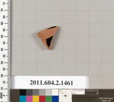 Terracotta fragment of a skyphos (deep drinking cup)