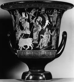 KRATER, CALYX (ATHENIAN, RED-FIGURE)