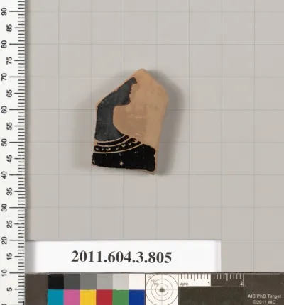 Terracotta fragment of a lekythos (oil flask)