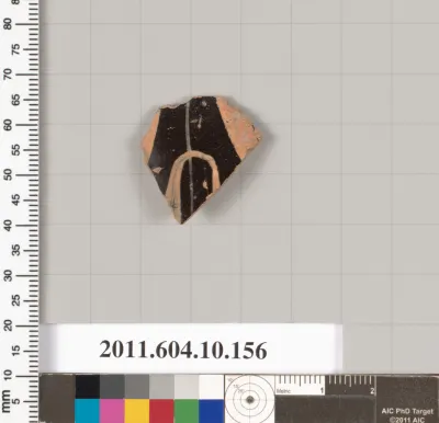 Terracotta fragment of a skyphos (deep drinking cup)