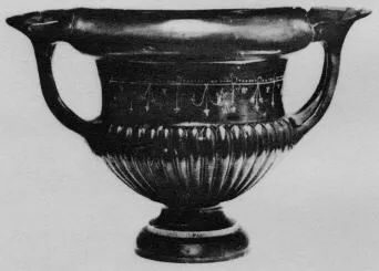 KANTHAROS (ITALIOTE, BLACK GLAZE)