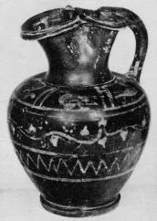 OINOCHOE (ITALIOTE, BLACK GLAZE)