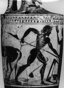 LEKYTHOS (ATHENIAN, BLACK-FIGURE)