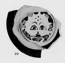 CUP, STEMLESS, FRAGMENT (ATHENIAN, BLACK-FIGURE)