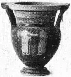 KRATER, COLUMN (ATHENIAN, RED-FIGURE)