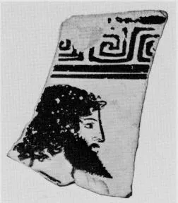 LEKYTHOS, FRAGMENT (ATHENIAN, RED-FIGURE)