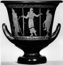 KRATER, CALYX (ATHENIAN, RED-FIGURE)