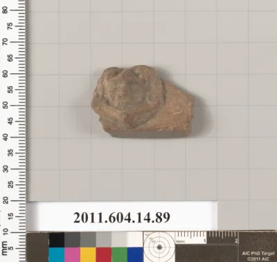 Terracotta fragment of a vase?