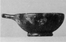 CUP (ATHENIAN, BLACK GLAZE)