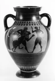 AMPHORA, BELLY, TYPE B (ATHENIAN, BLACK-FIGURE)