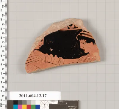 Terracotta fragment of a closed shape