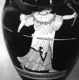 AMPHORA, NECK (ATHENIAN, RED-FIGURE)