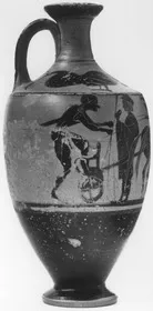 LEKYTHOS (ATHENIAN, BLACK-FIGURE)