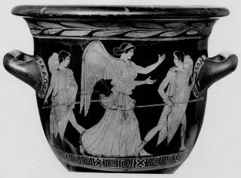 KRATER, BELL (ATHENIAN, RED-FIGURE)