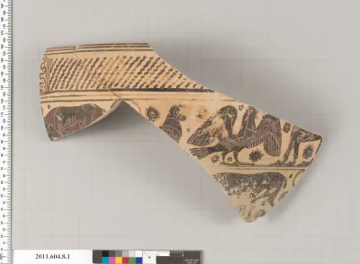 Terracotta fragment of an open shape