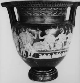 KRATER, COLUMN (ATHENIAN, RED-FIGURE)