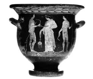 KRATER, BELL (SOUTH ITALIAN, LUCANIAN, RED-FIGURE)