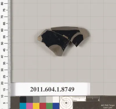 Terracotta fragment of a kylix (drinking cup)