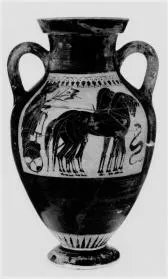 AMPHORA, BELLY, TYPE B (ATHENIAN, BLACK-FIGURE)