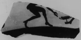 CUP, LITTLE MASTER BAND, FRAGMENT (ATHENIAN, BLACK-FIGURE)