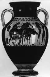AMPHORA, BELLY, TYPE A (ATHENIAN, BLACK-FIGURE)
