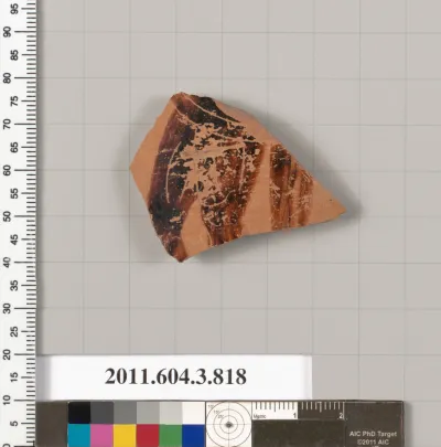 Terracotta fragment of a lekythos (oil flask)