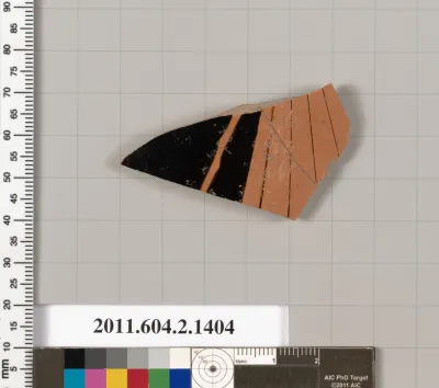 Terracotta fragment of a skyphos (deep drinking cup)