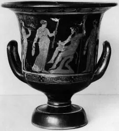 KRATER, CALYX (ATHENIAN, RED-FIGURE)