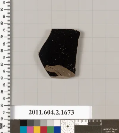 Terracotta fragment of a skyphos (deep drinking cup)