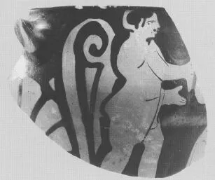 SKYPHOS, FRAGMENTS (ATHENIAN, RED-FIGURE)