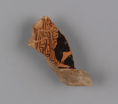 Red-Figure Volute Krater Fragment (part of 77.AE.11)