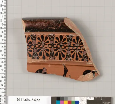 Terracotta fragment of a calyx-krater (bowl for mixing wine and water)