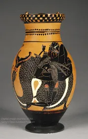 OLPE (ATHENIAN, BLACK-FIGURE)