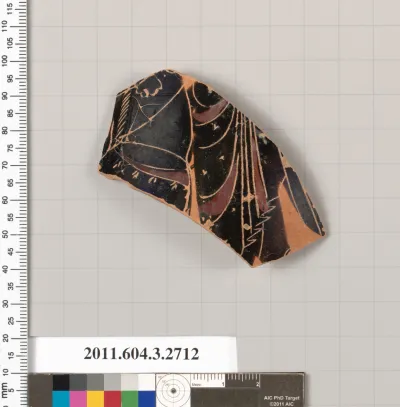 Terracotta fragment of an olpe (jug)