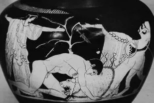 STAMNOS (ATHENIAN, RED-FIGURE)