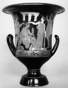 KRATER, CALYX (ATHENIAN, RED-FIGURE)