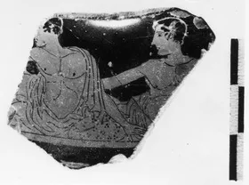CHOUS, FRAGMENT (ATHENIAN, RED-FIGURE)