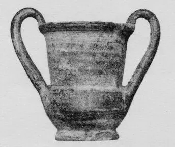 KANTHAROS (ETRUSCAN, BUCCHERO)