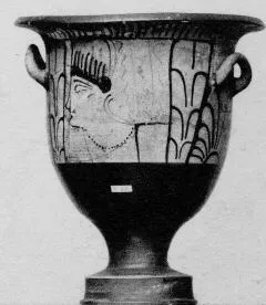 KRATER, BELL (SOUTH ITALIAN, CAMPANIAN, RED-FIGURE)
