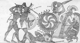 AMPHORA, NECK (ATHENIAN, BLACK-FIGURE)