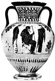 AMPHORA, NECK (ATHENIAN, BLACK-FIGURE)