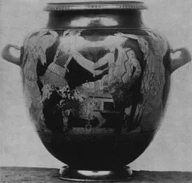 STAMNOS (ATHENIAN, RED-FIGURE)
