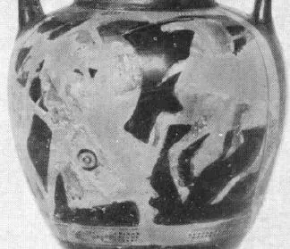 AMPHORA, NECK (ATHENIAN, RED-FIGURE)