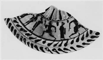 PYXIS (?), FRAGMENT (ATHENIAN, BLACK-FIGURE)
