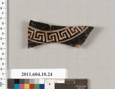 Terracotta fragment of a kylix (drinking cup)