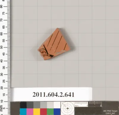 Terracotta fragment of a column-krater (bowl for mixing wine and water)